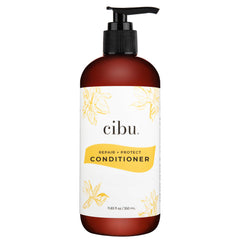 CIBU Repair + Protect en bouteille, répare les cheveux et offre douceur.