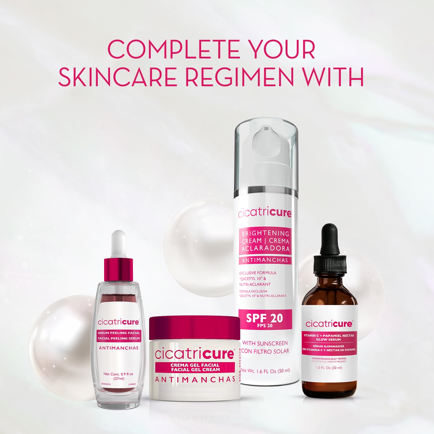 Cicatricure Antimanchas – Rituel quotidien simple et efficace pour la peau.