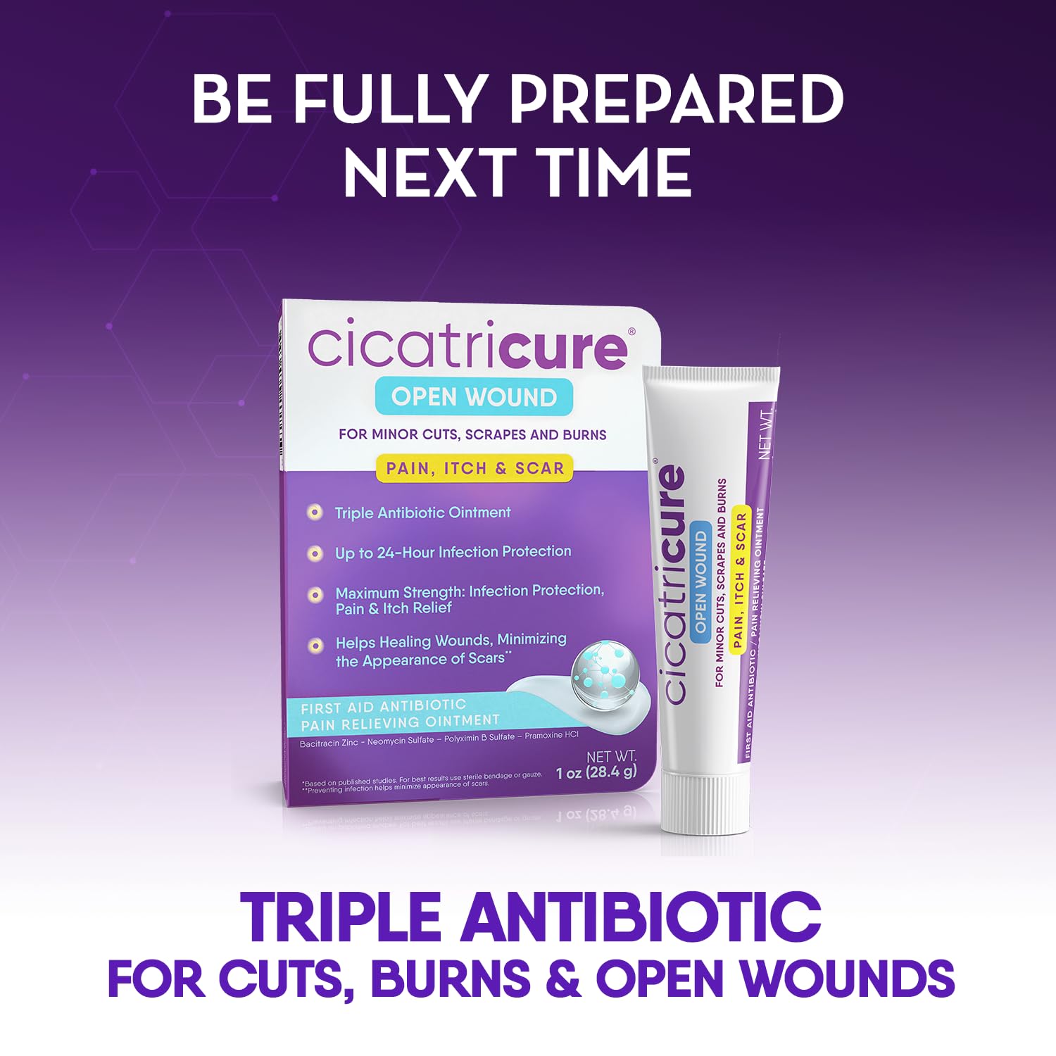 Cicatricure Gel Avancé, Regenerare Complex et ingrédients hydratants pour peau lisse.