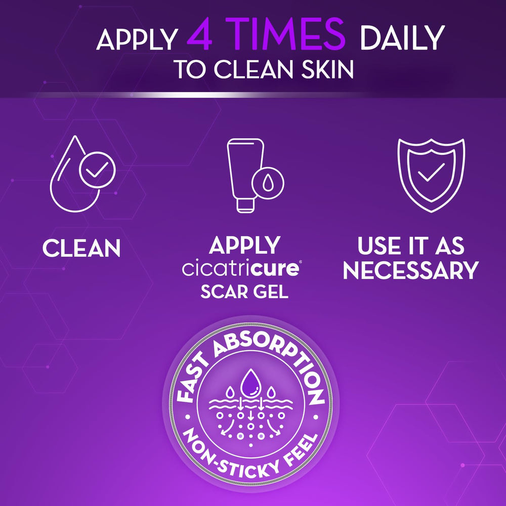 Cicatricure Gel Avancé, texture légère qui pénètre rapidement.