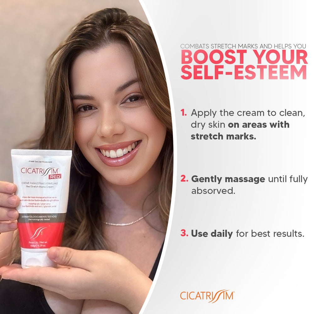 Cicatrissim Crème massage et application, absorption en douceur.