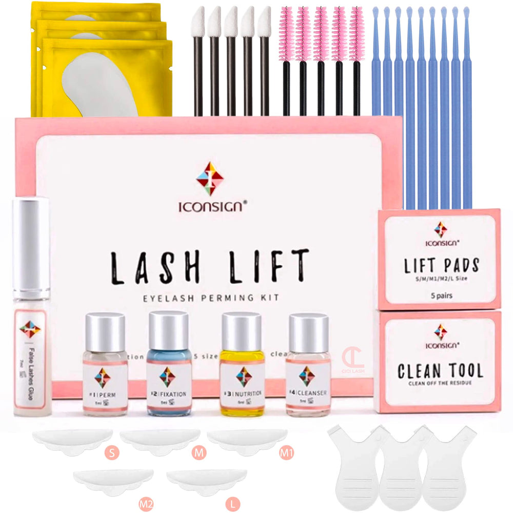 CICI Lash Lash Lift Kit : emballage et accessoires pour démarrage facile à domicile