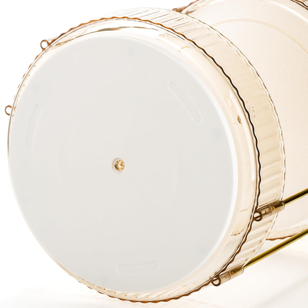 Cididu finition ambre-or: design élégant et surface lisse.