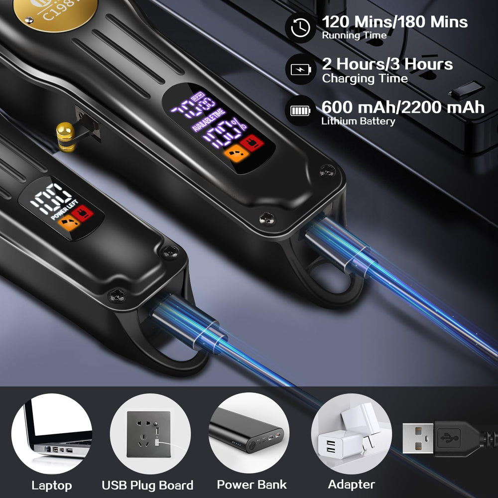 Charge rapide par câble USB avec CIICII, pratique en déplacement.