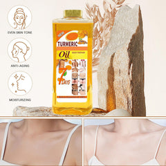 Huile curcuma cijikos – visage et corps, peau hydratée