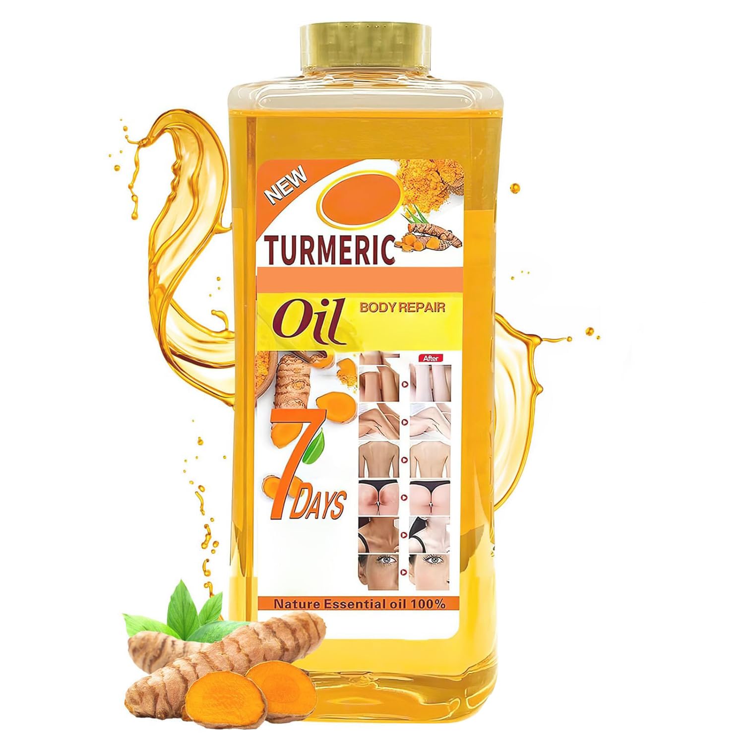 Flacon cijikos Soft7 huile curcuma pour hydrater durablement