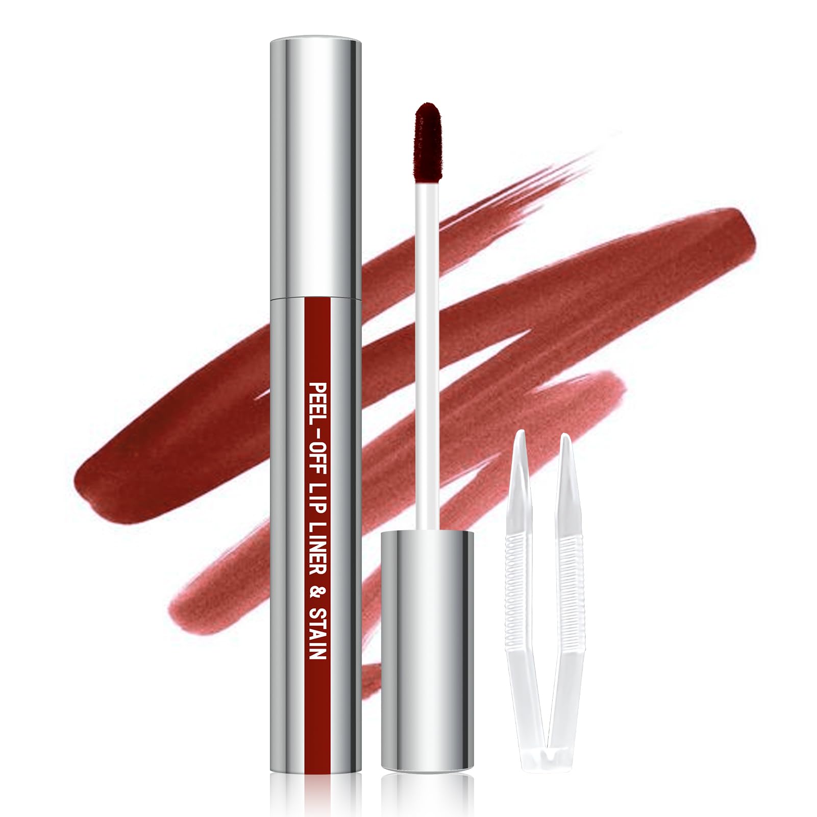 Cilrofelr crayon tatouage lèvres retire en couche cacao pour une couleur durable.