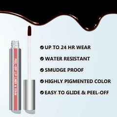 Cilrofelr matte finish lip stain swatches show nude pink versatility
