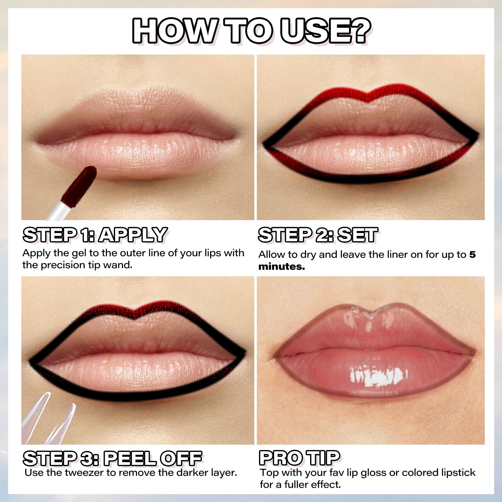 Cilrofelr utilisation multi-usage contour et remplissage en une étape.