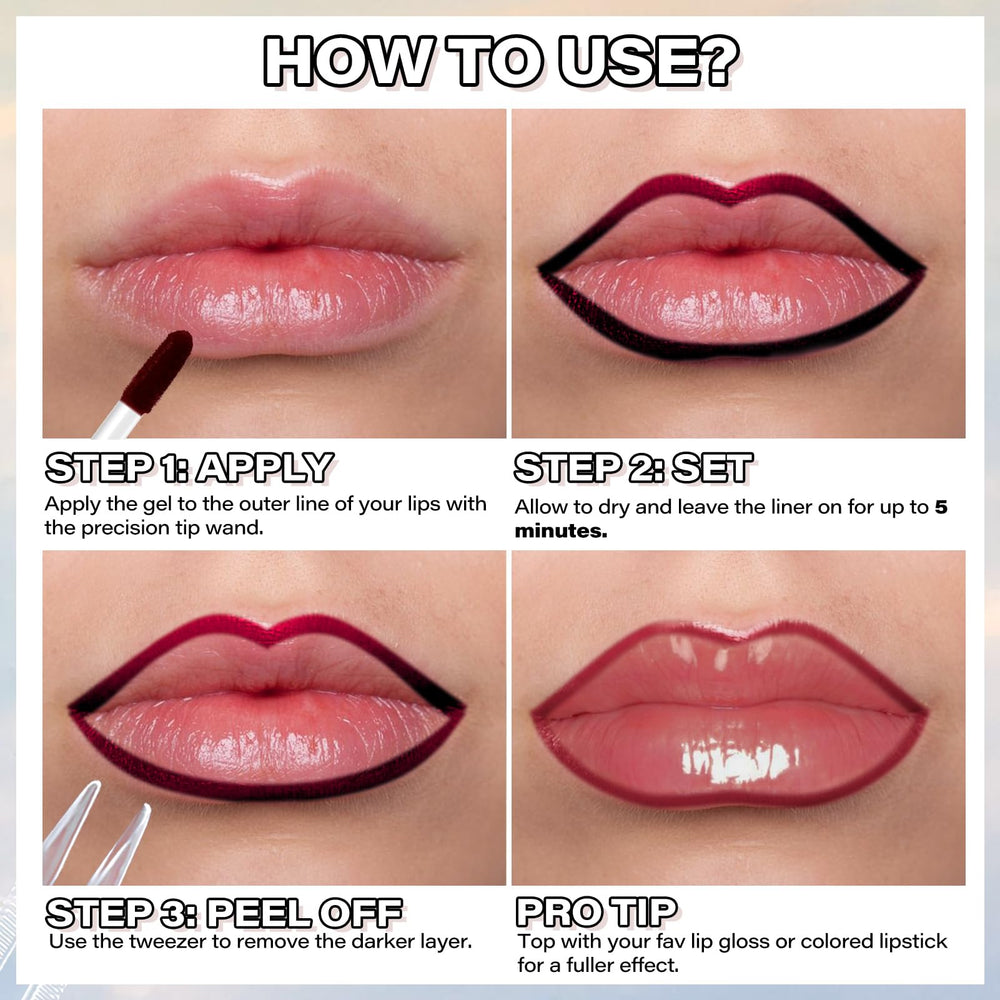 Cilrofelr Precise tip for overlining and full lip fill