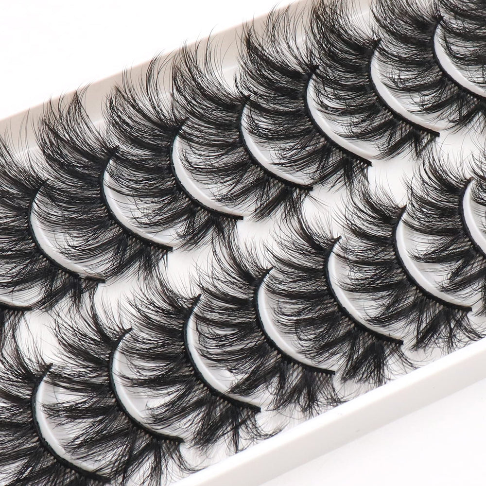 Cils Veleasha faciles à appliquer, idéal pour un maquillage rapide et propre.