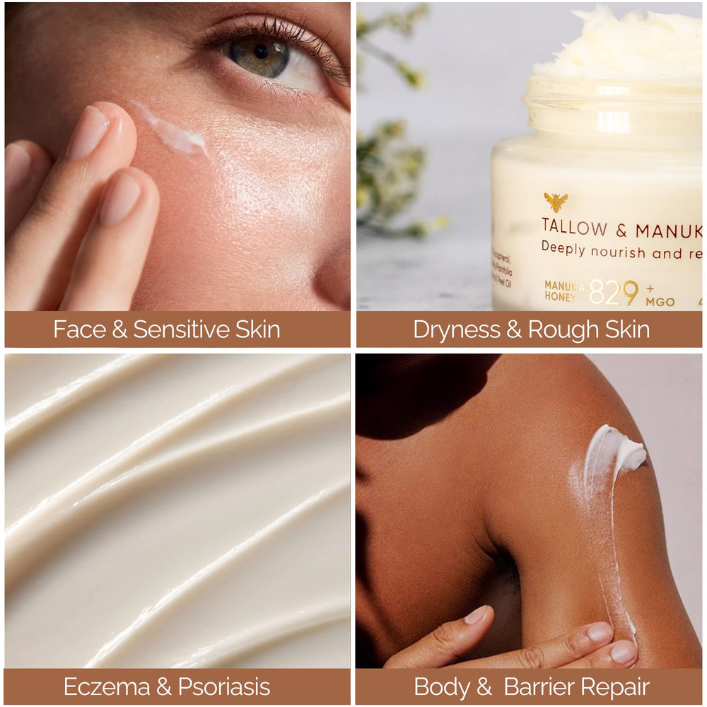 Cinder Brands baume, absorption rapide sur peau sensible.