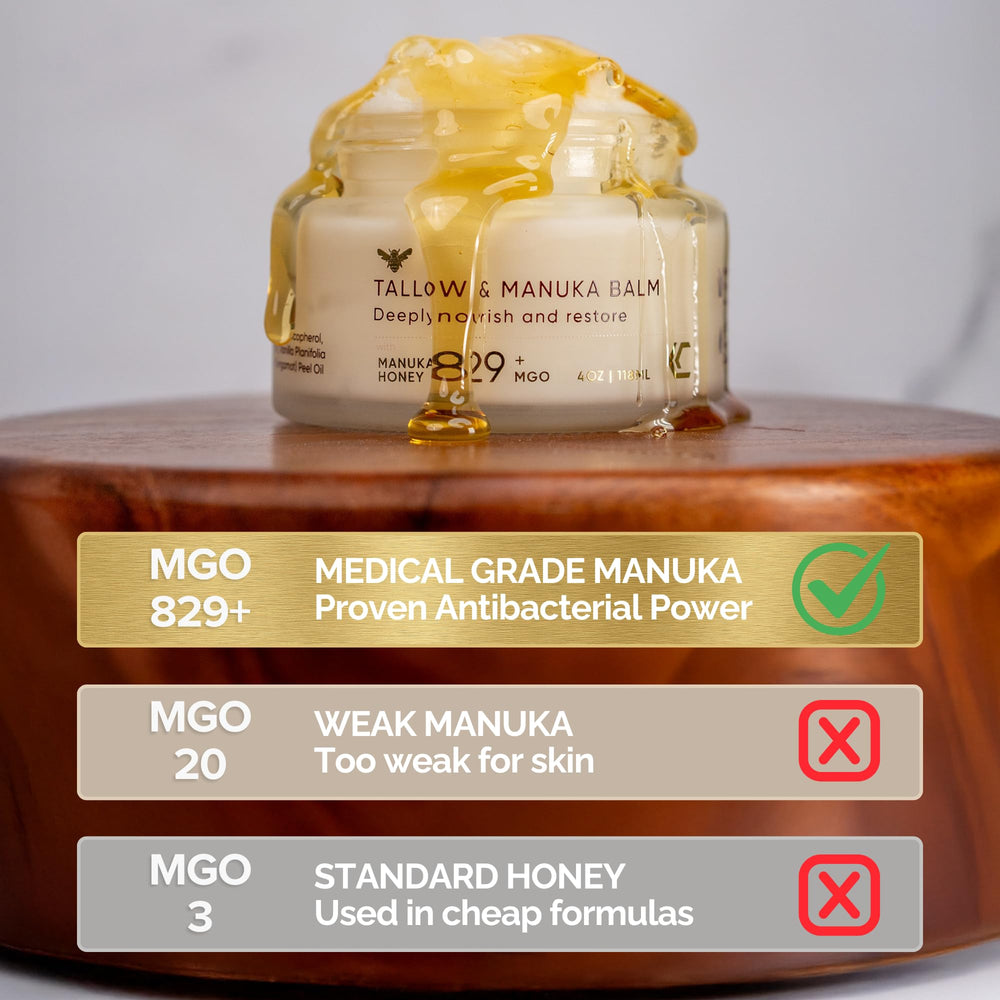 Baume Manuka Cinder Brands pour le visage, apaisement léger.
