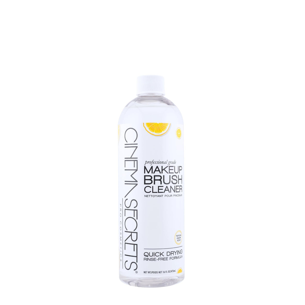 Cinema Secrets nettoyeur pinceaux citron, nettoyage sans rinçage efficace.