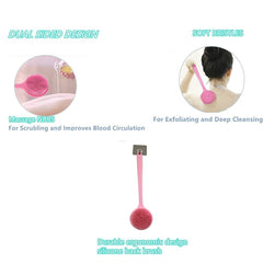 Cinlitek brosse silicone corps pour exfoliation douce et peau lisse