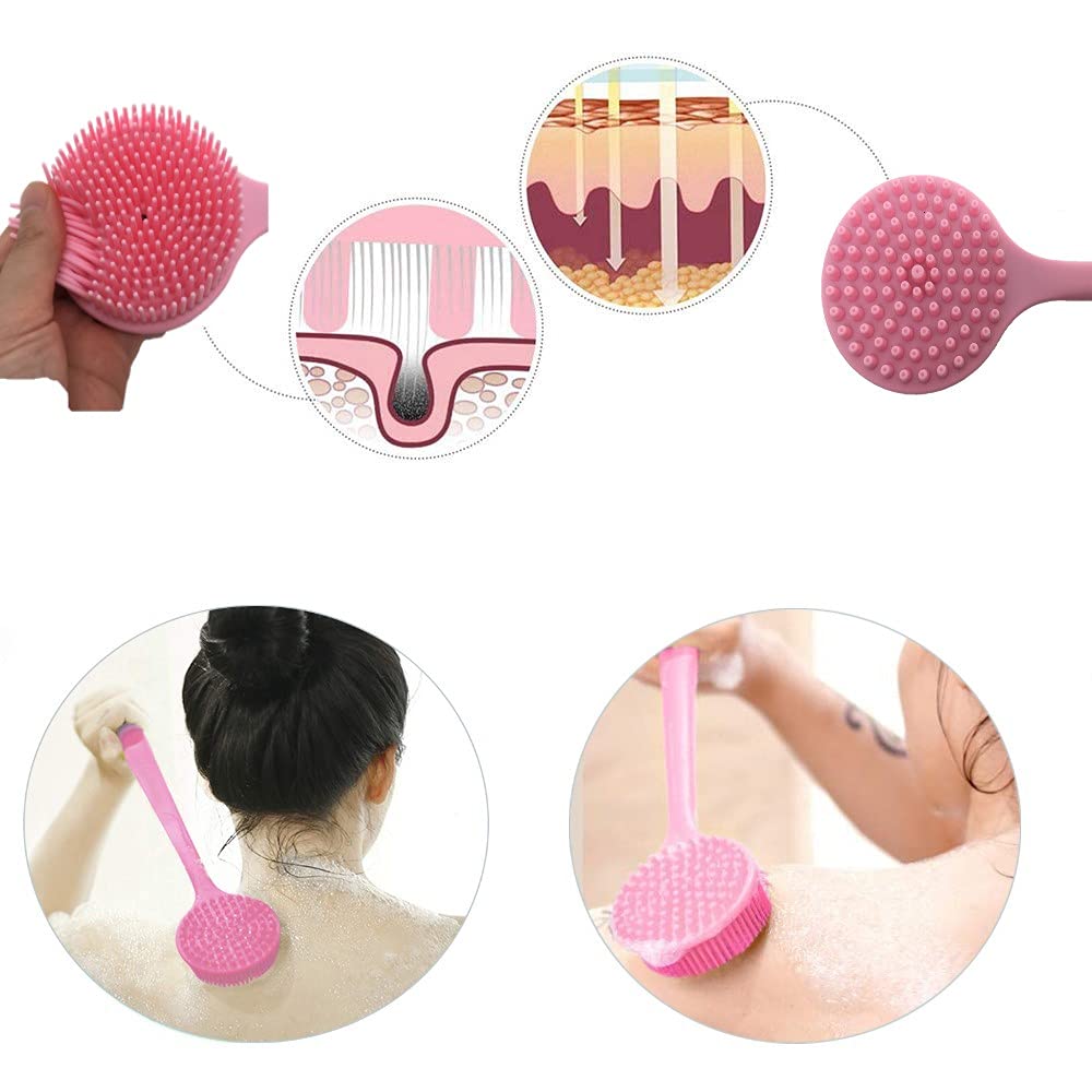 Cinlitek brosse silicone poignée ergonomique pour une prise en main aisée