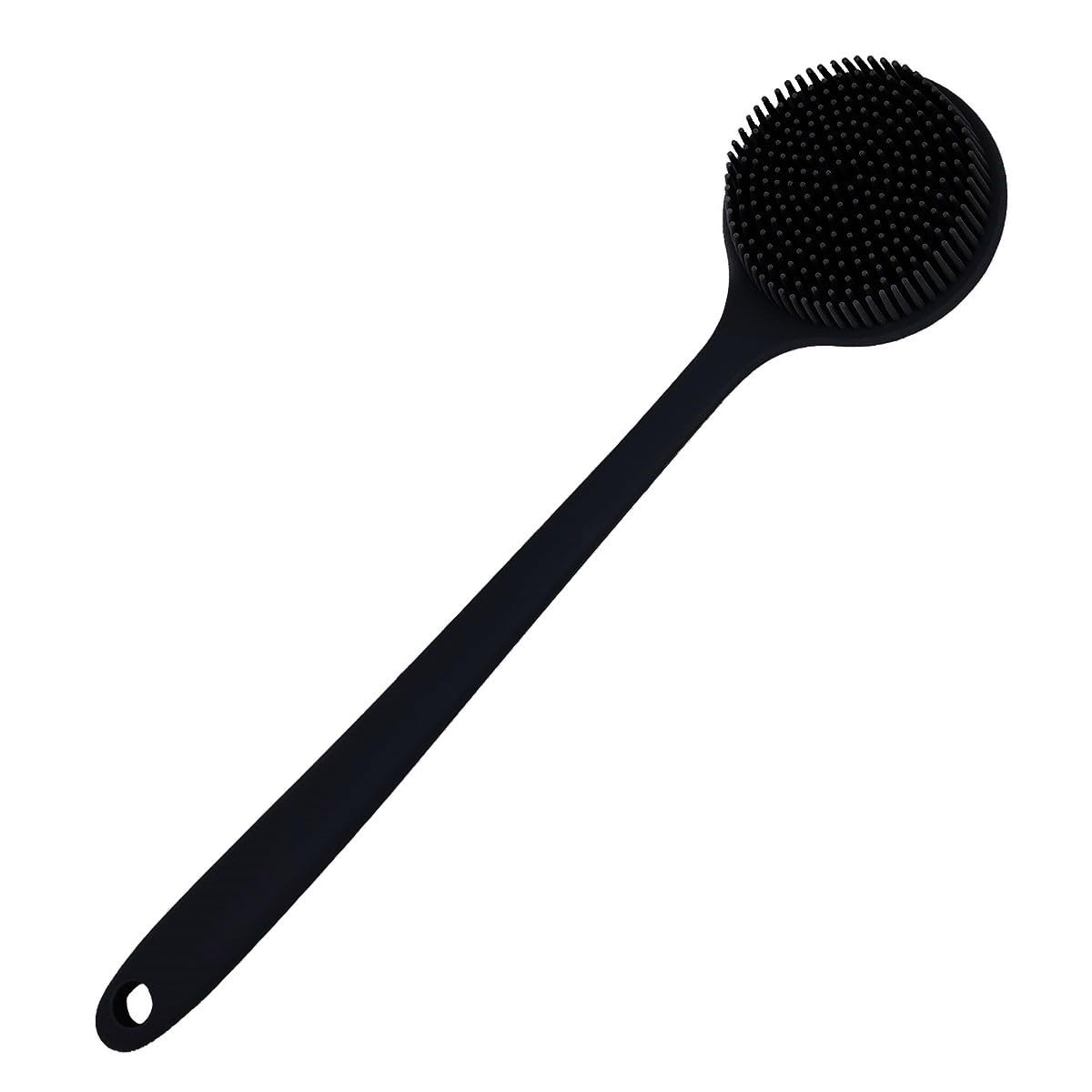 Cinlitek silicone body-scrubber-anse-longue: accès facile au dos pour une exfoliation en douceur.