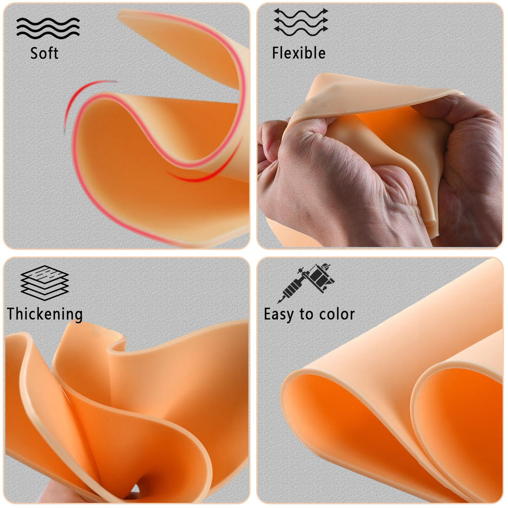 Pratique CINRA pour tatouage, détails et dégradés sur une peau synthétique.