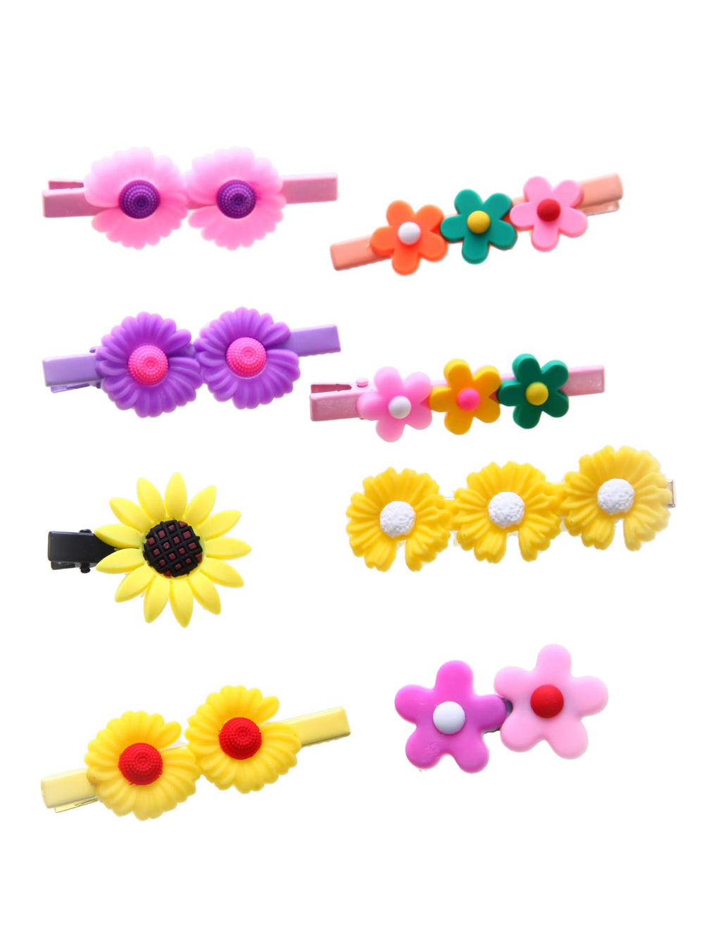 Barrettes CISMARK fleurs et papillons, look estival et frais.