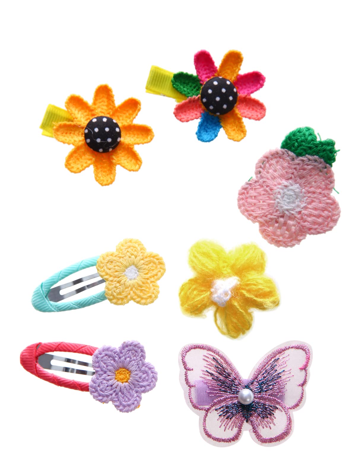 Barrettes CISMARK motifs fruits et bonbons, style coloré et joyeux.