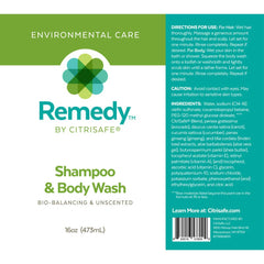 CitriSafe Remedy fragrance-free botanical formula bottle, suitable for sensitive skin