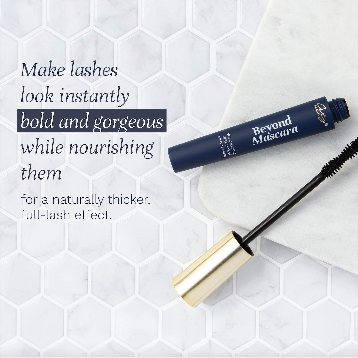 City Beauty Beyond Mascara tenue longue durée: résistance aux bavures toute la journée.