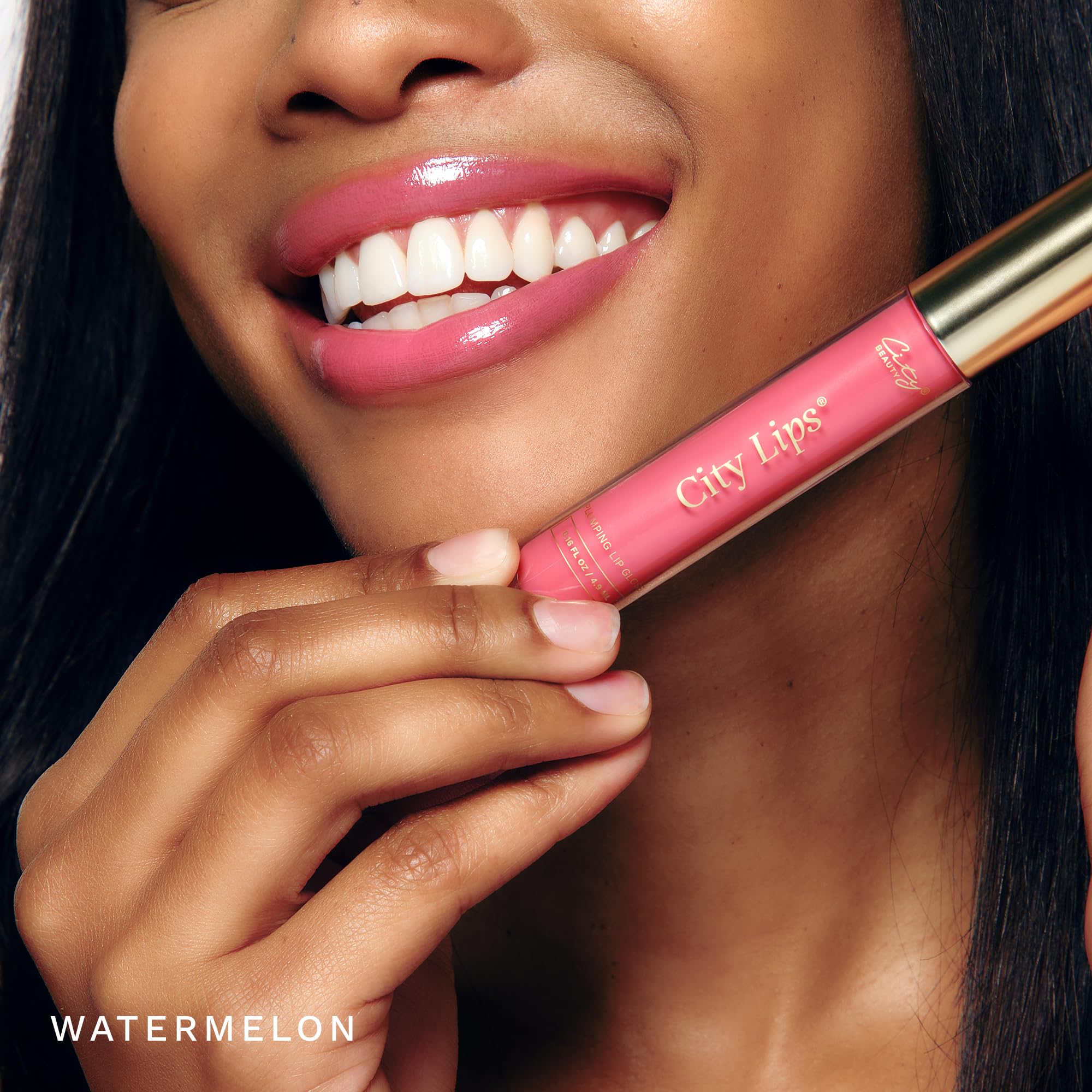 Hydratation profonde grâce au gloss City Lips Watermelon.