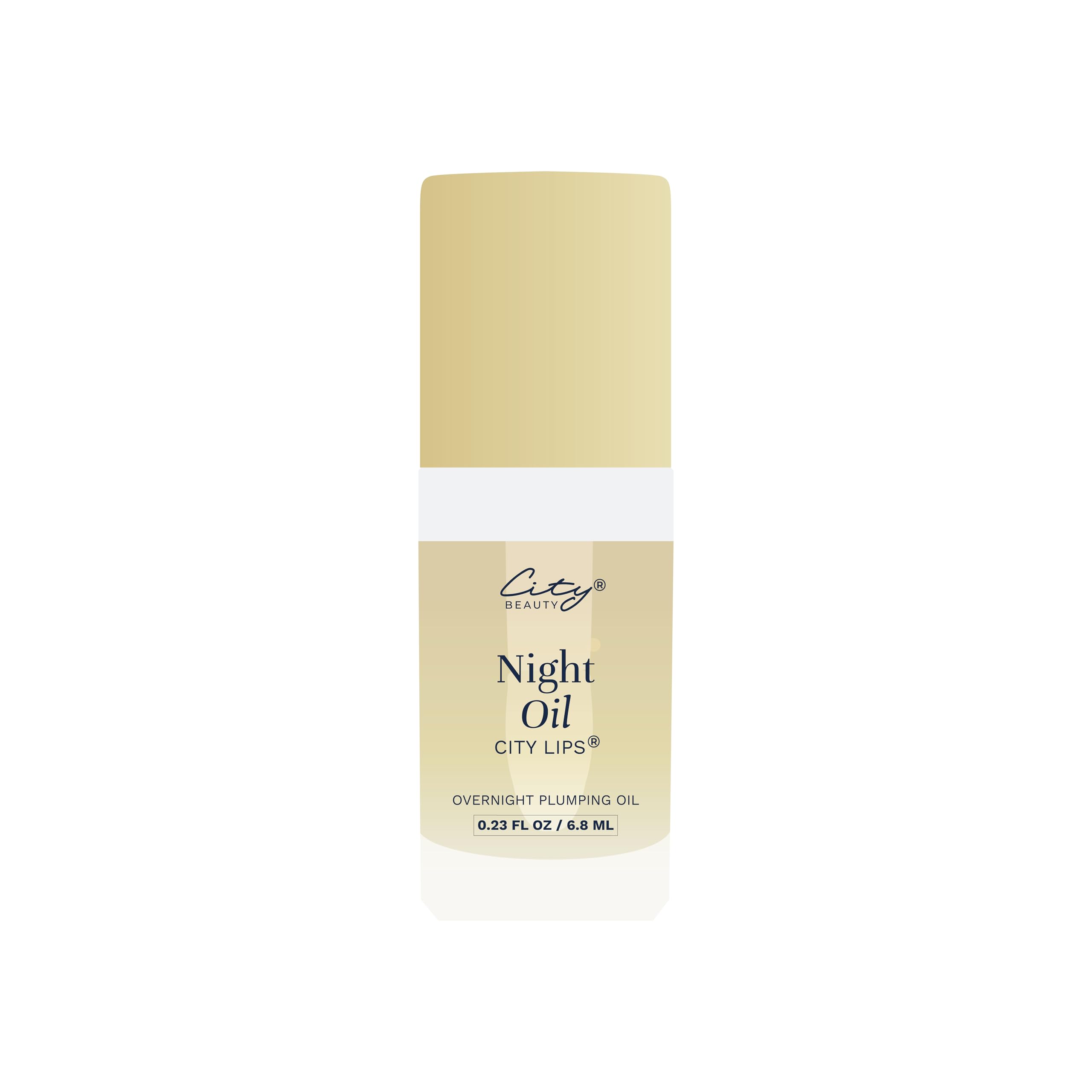 Réveil avec lèvres plus pleines après City Lips Night Oil