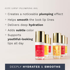 City Beauty City Lips Plumping Oil - Texture veloutée qui nourrit et hydrate en profondeur.