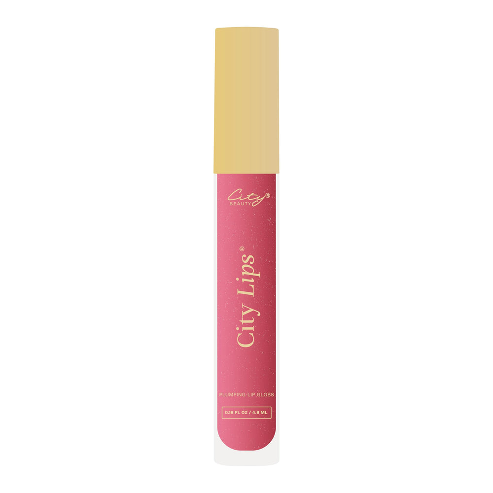 City Lips Raspberry – effet repulpant avant-après