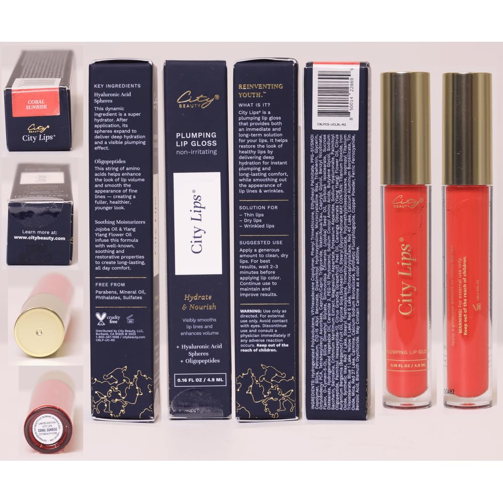 City Lips Raspberry – packaging élégant et pratique