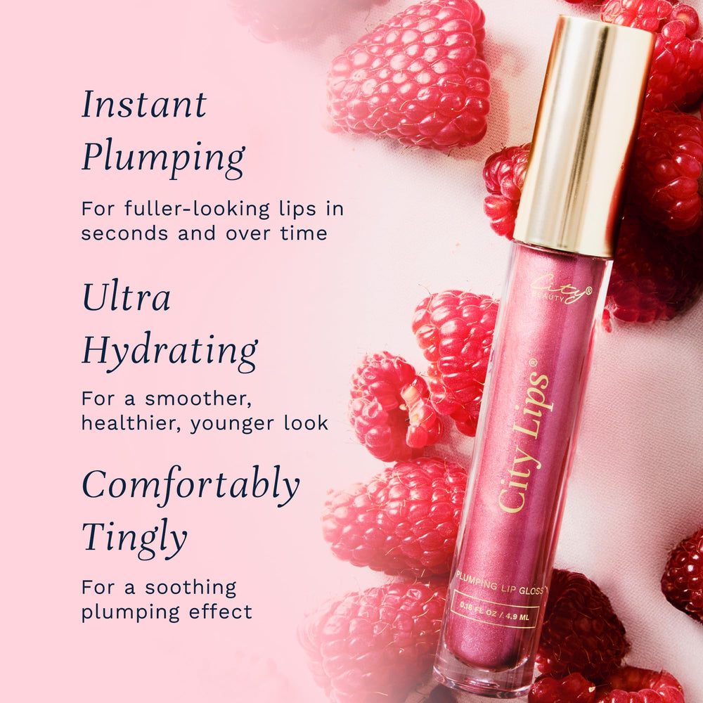 City Lips Raspberry – texture lisse et éclatante à l’application