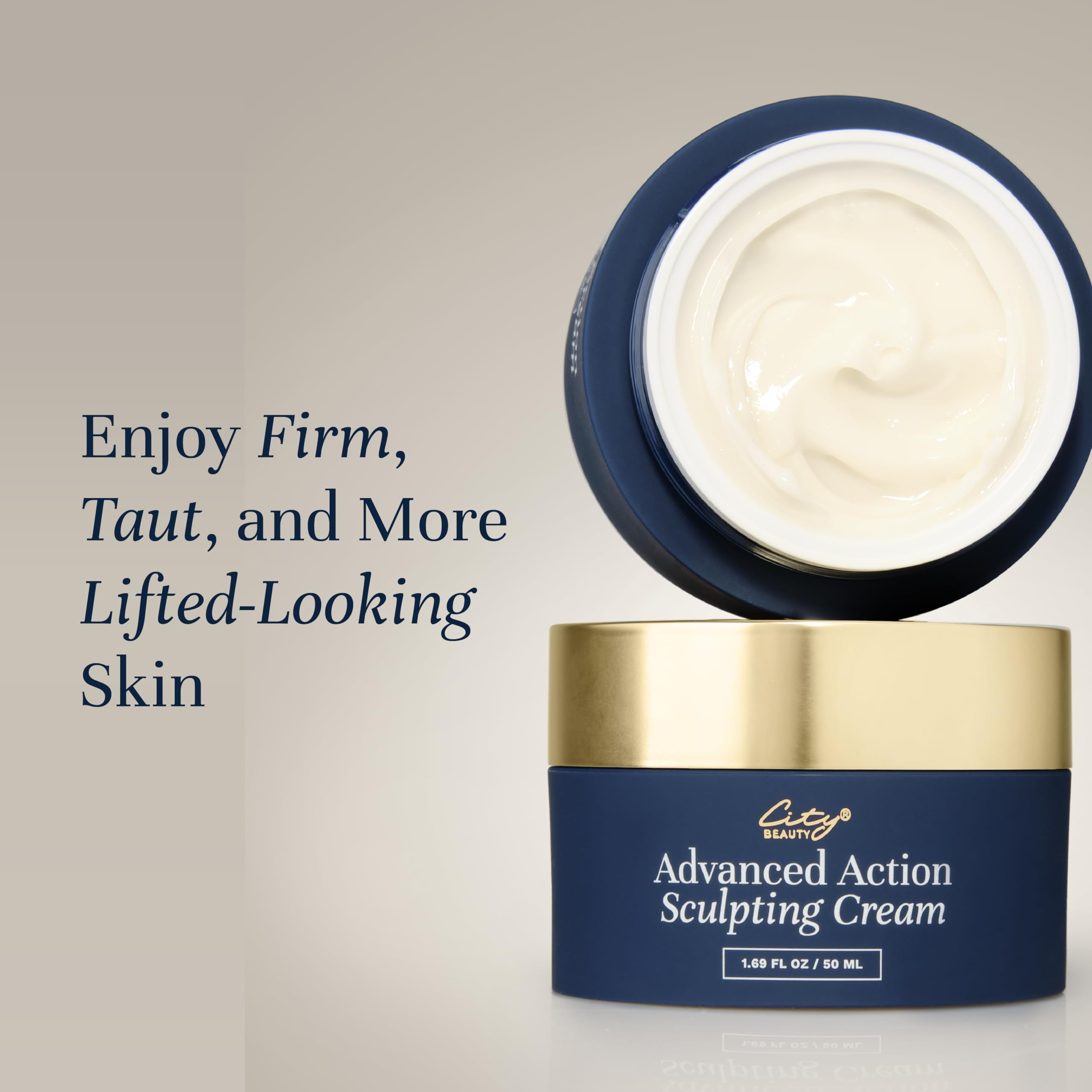 City Beauty Crème Sculptante Avancée peptide-fermeté : soutien d'une peau visiblement plus ferme