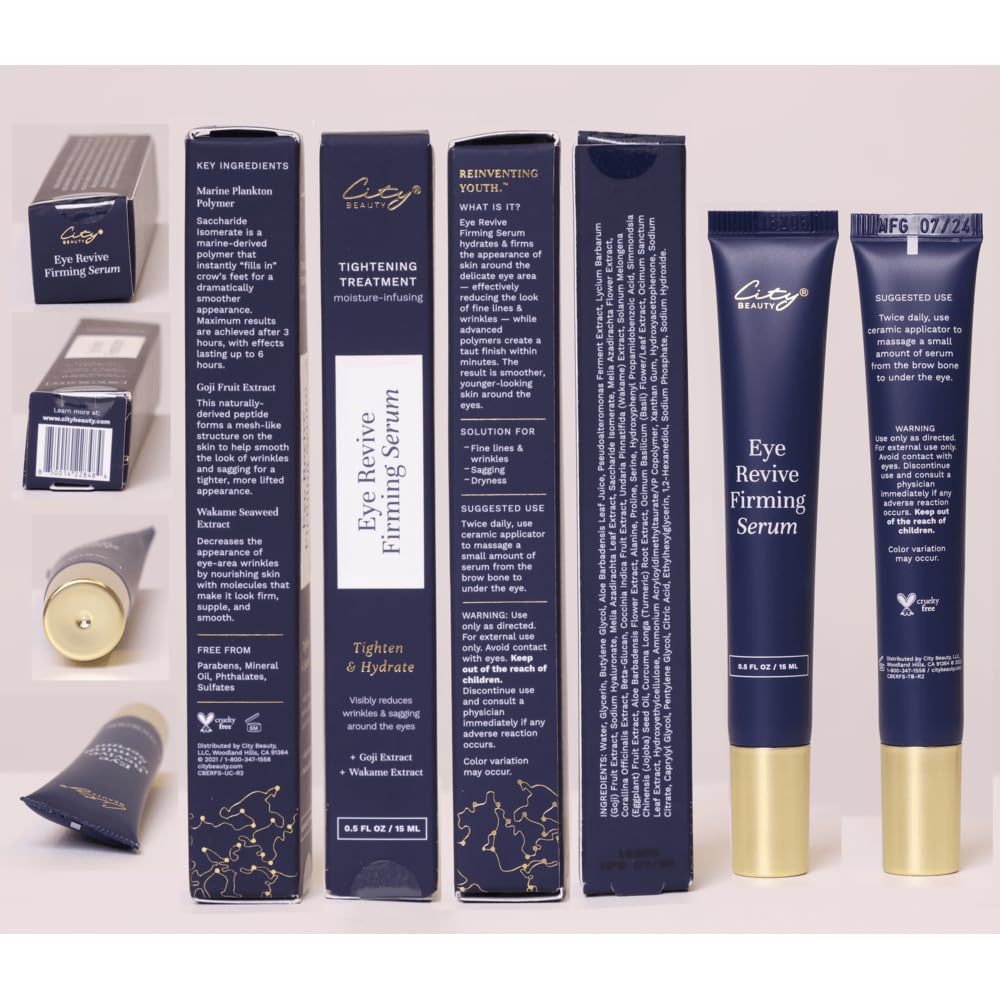 City Beauty Eye Revive Serum : soin anti-rides léger et non gras