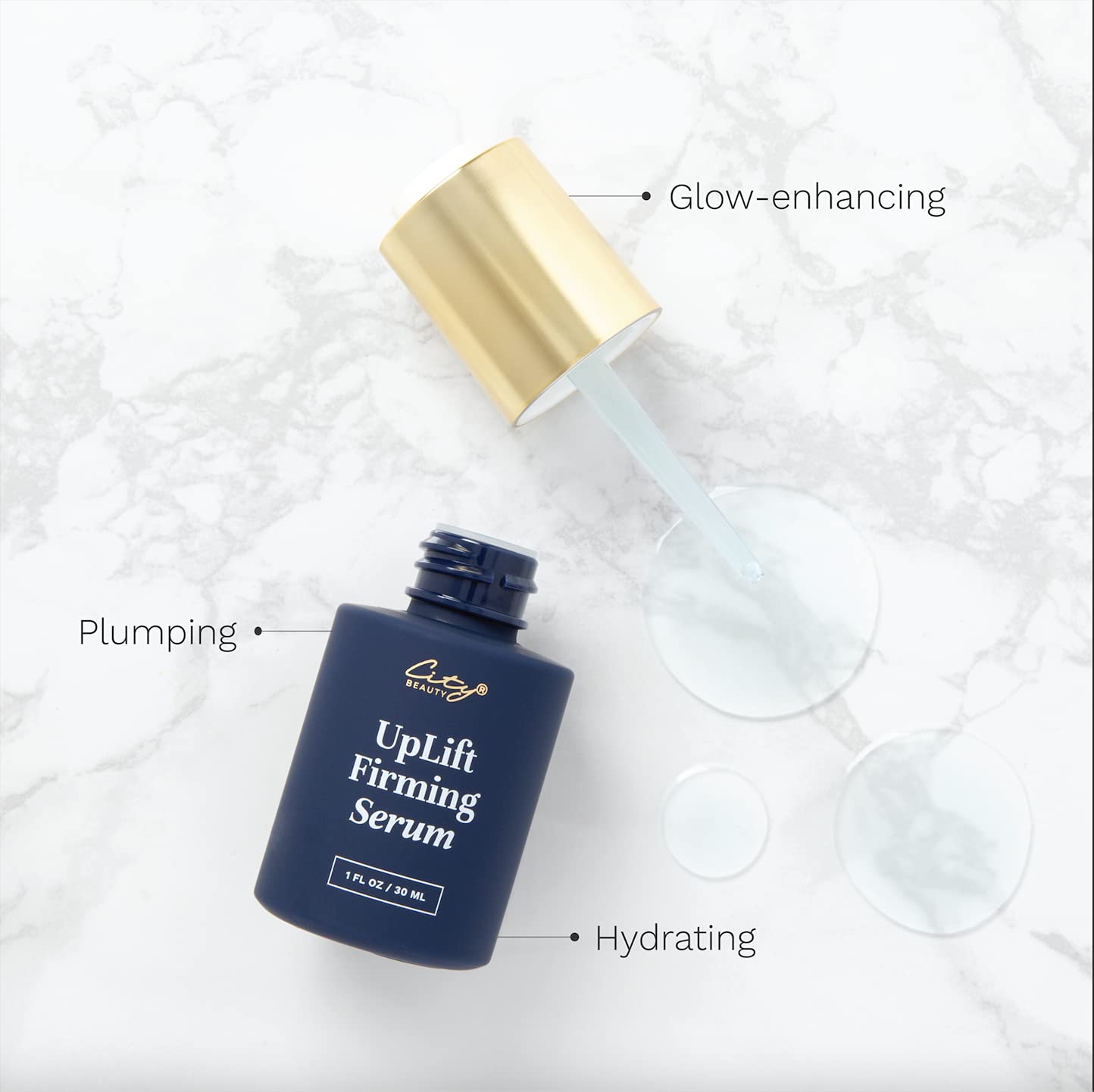 City Beauty UpLift Serum: visage prêt pour l'application et le raffermissement.