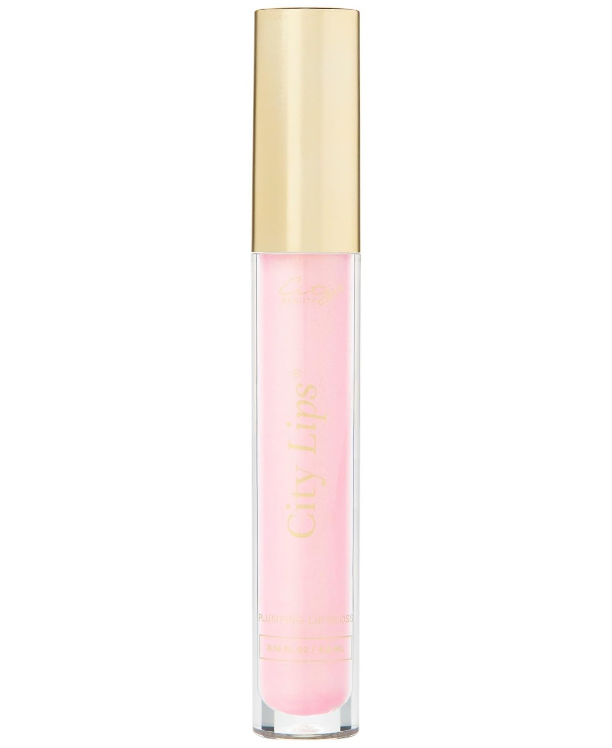  City Lips Los Angelips sur les lèvres, gloss repulpant offrant hydratation et brillance.