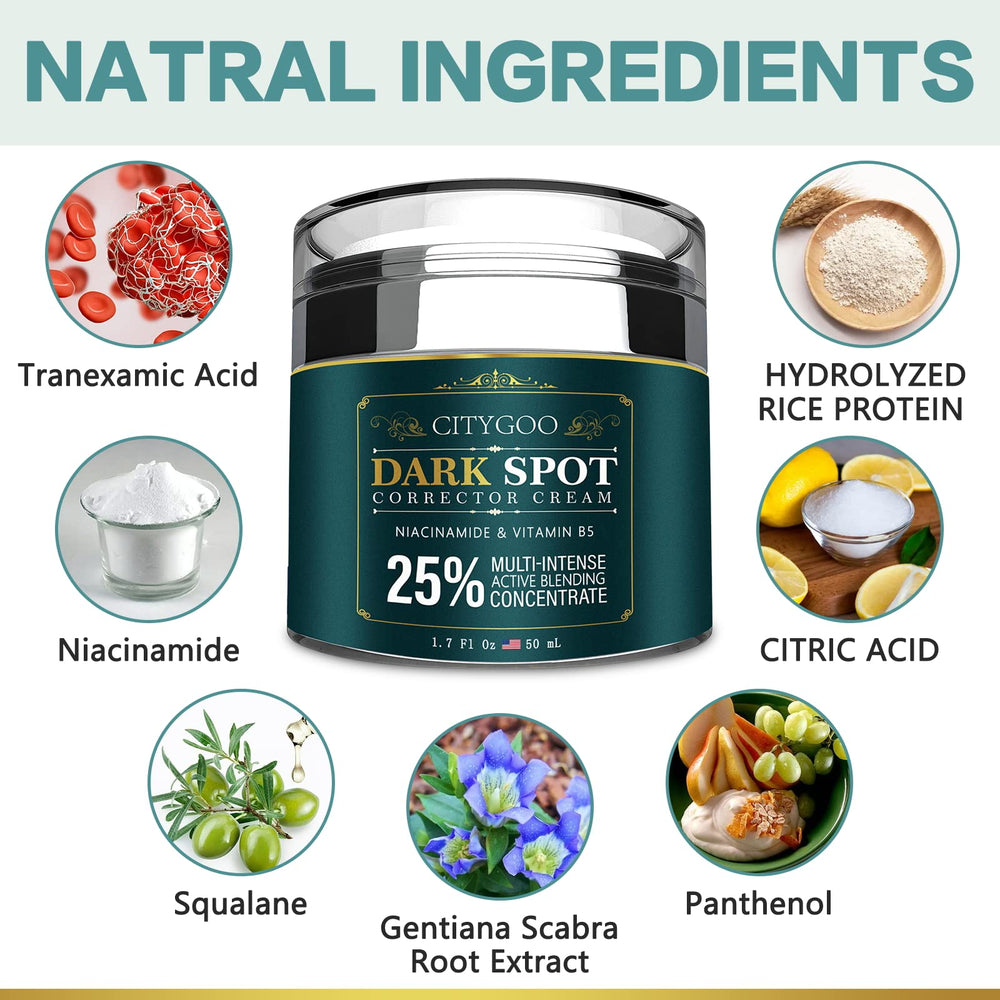 CITYGOO Dark Spot Remover – Inhibiteur de tyrosinase pour limiter les taches pigmentaires