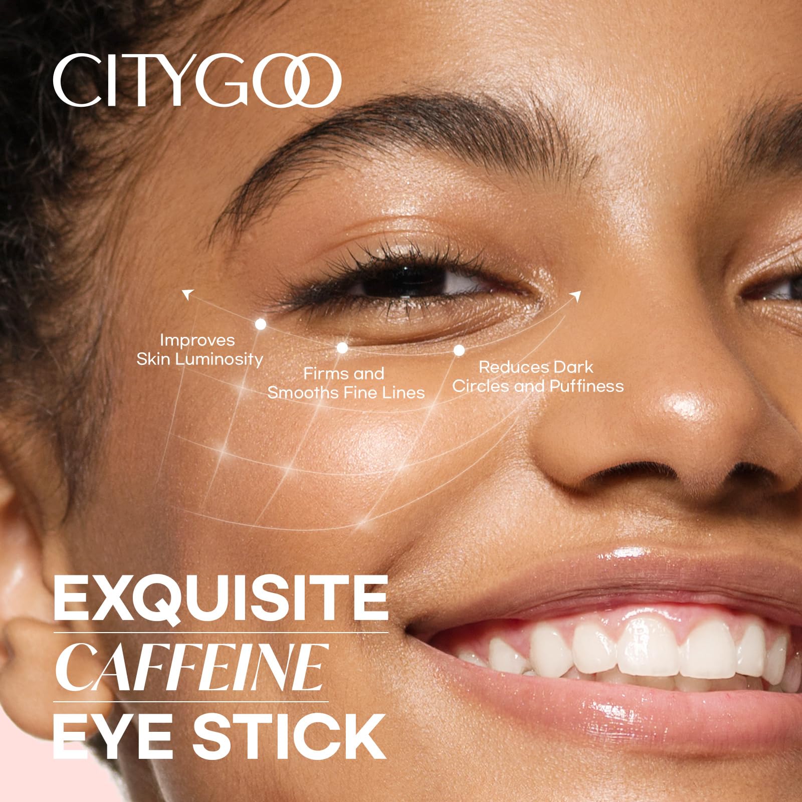 CITYGOO Stick Caféine Yeux – glisse fraîche et apaise le contour.