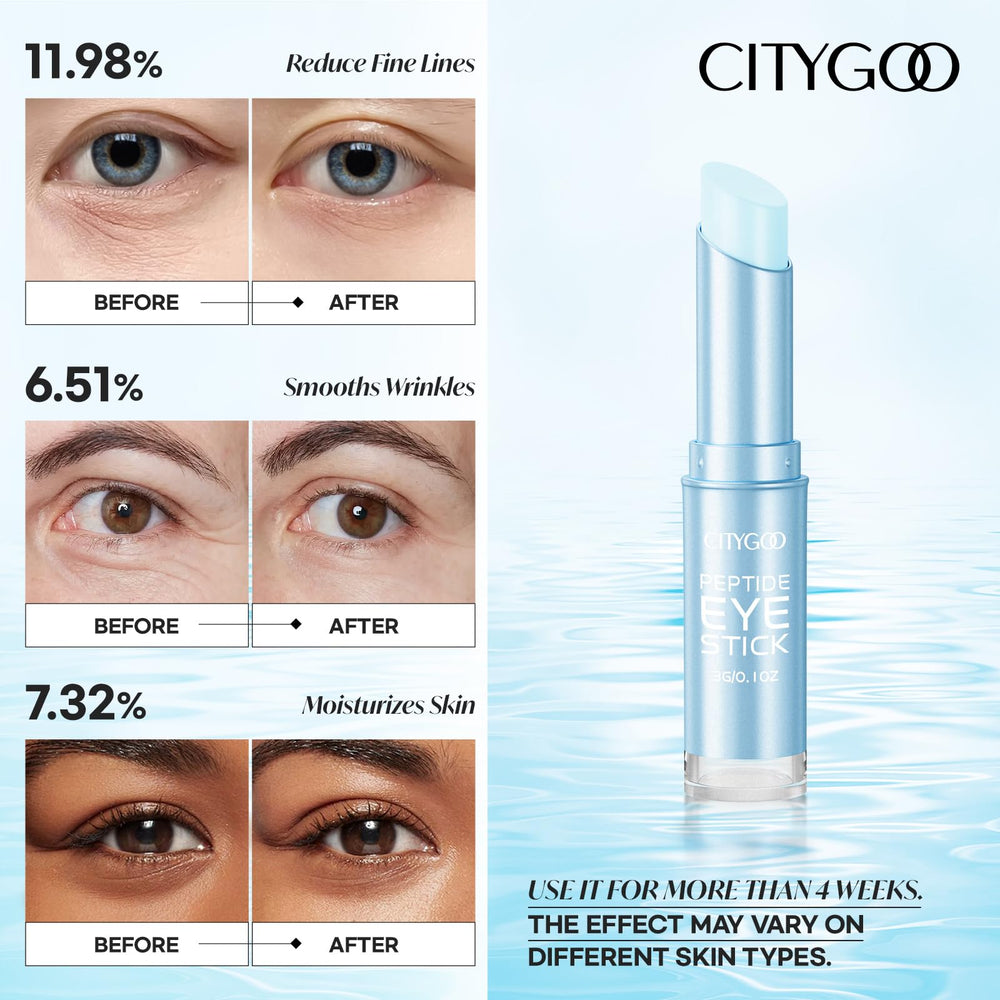 CITYGOO stick cernes noirs : éclaircissement léger du regard