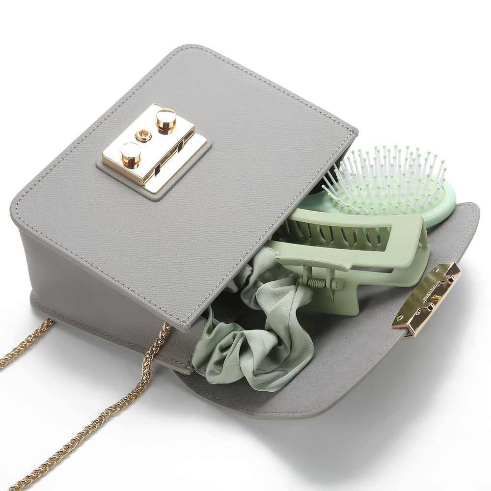 Brosse Ciulaiy detanglage quotidienne, vert sauge, utile pour un look soigné
