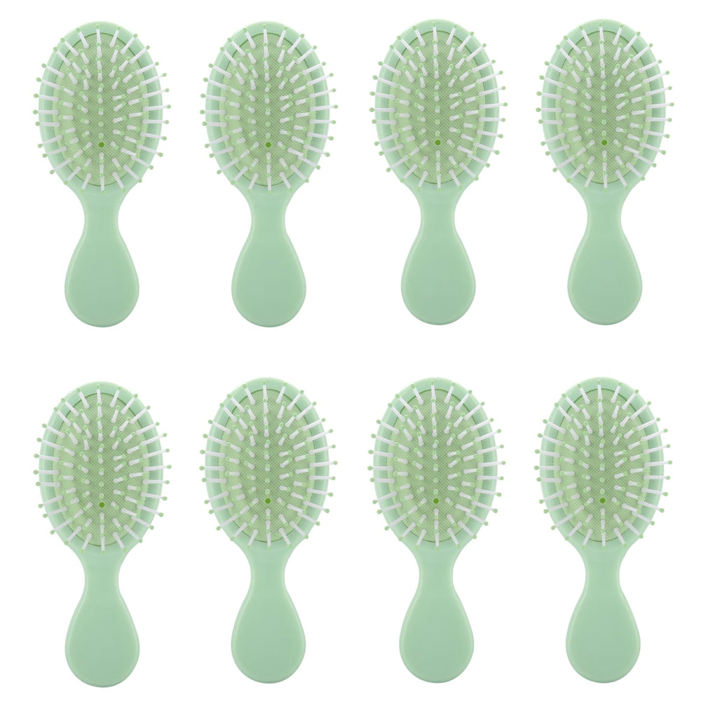 Brosse Ciulaiy détangle voyage, mode sèche et humide, vert sauge, idéal pour les demoiselles d'honneur