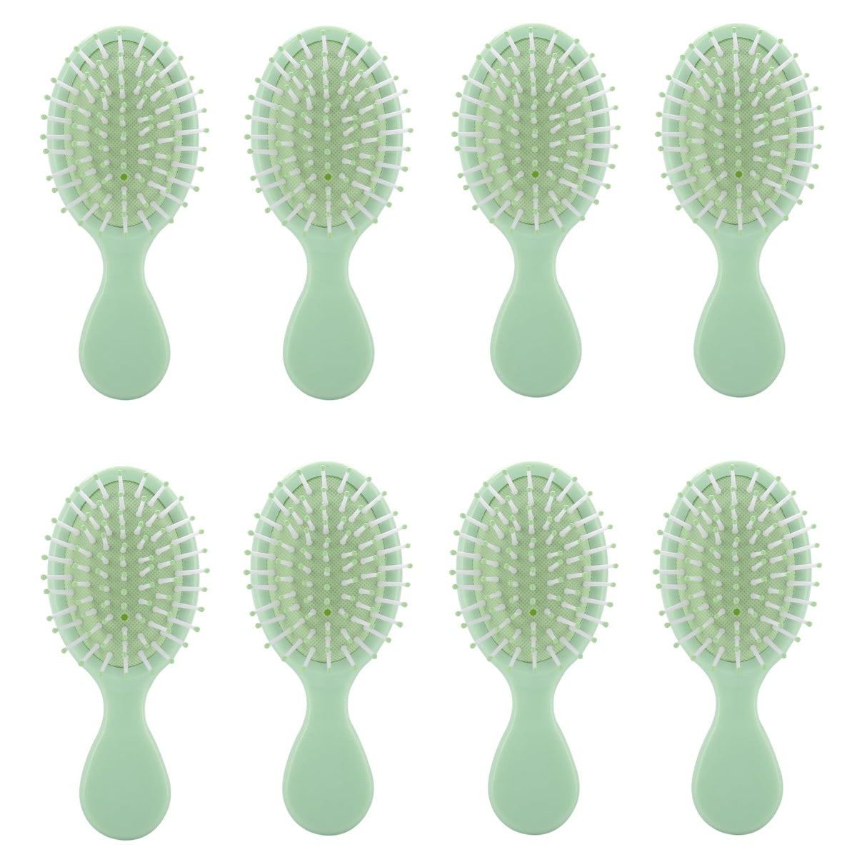 Brosse Ciulaiy détangle voyage, mode sèche et humide, vert sauge, idéal pour les demoiselles d'honneur