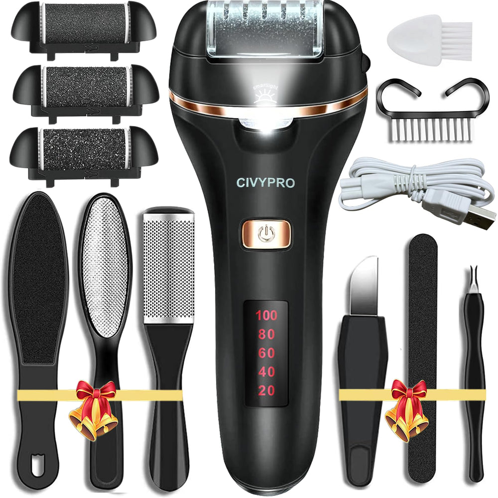 Civypro brosse-pied électrique, nettoie et exfolie les pieds en douceur.