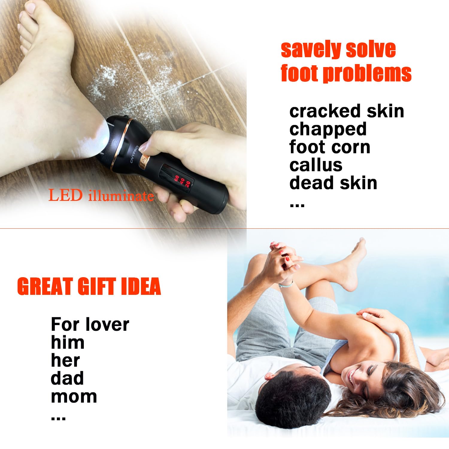 Civypro cadeau soin des pieds, proposition idéale pour un proche.