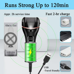CIVYPRO Callus Remover affiche numerique, montre la charge pour planifier les sessions.
