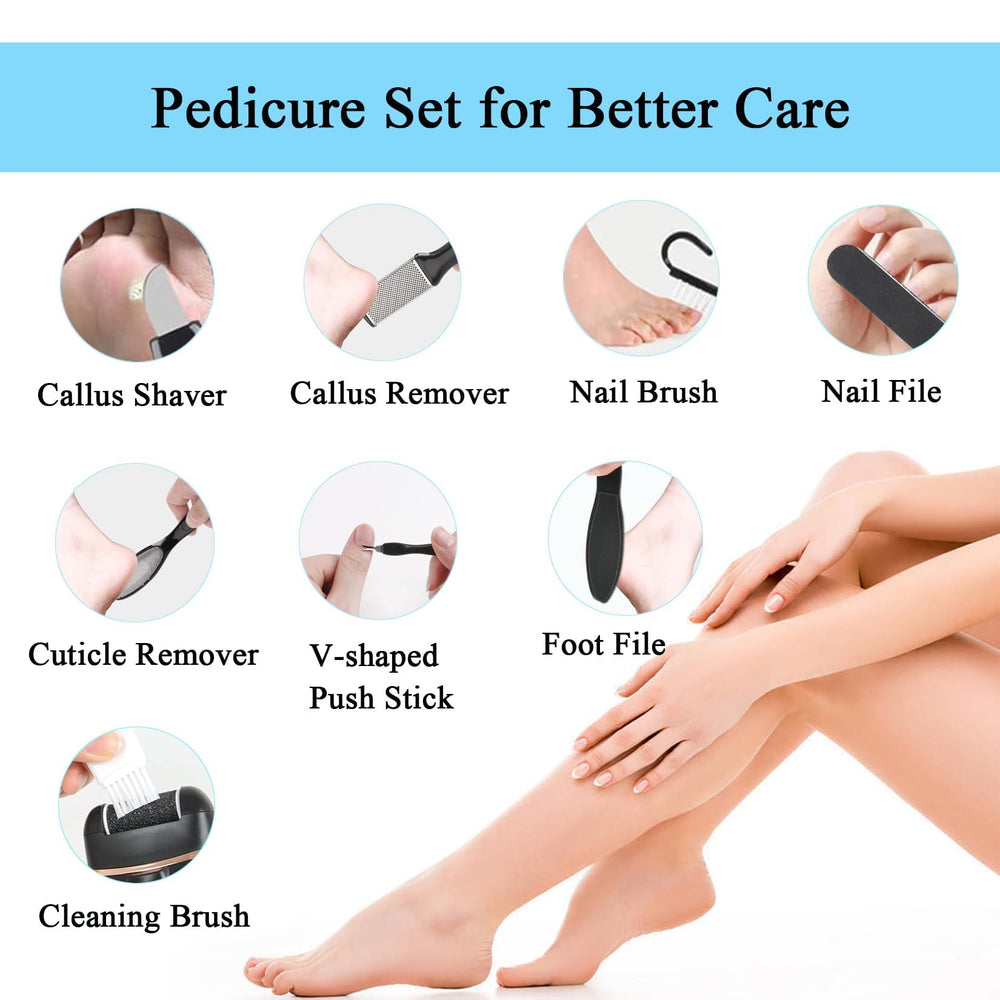 CIVYPRO Callus Remover kit cadeau pratique pour soins des pieds à domicile.
