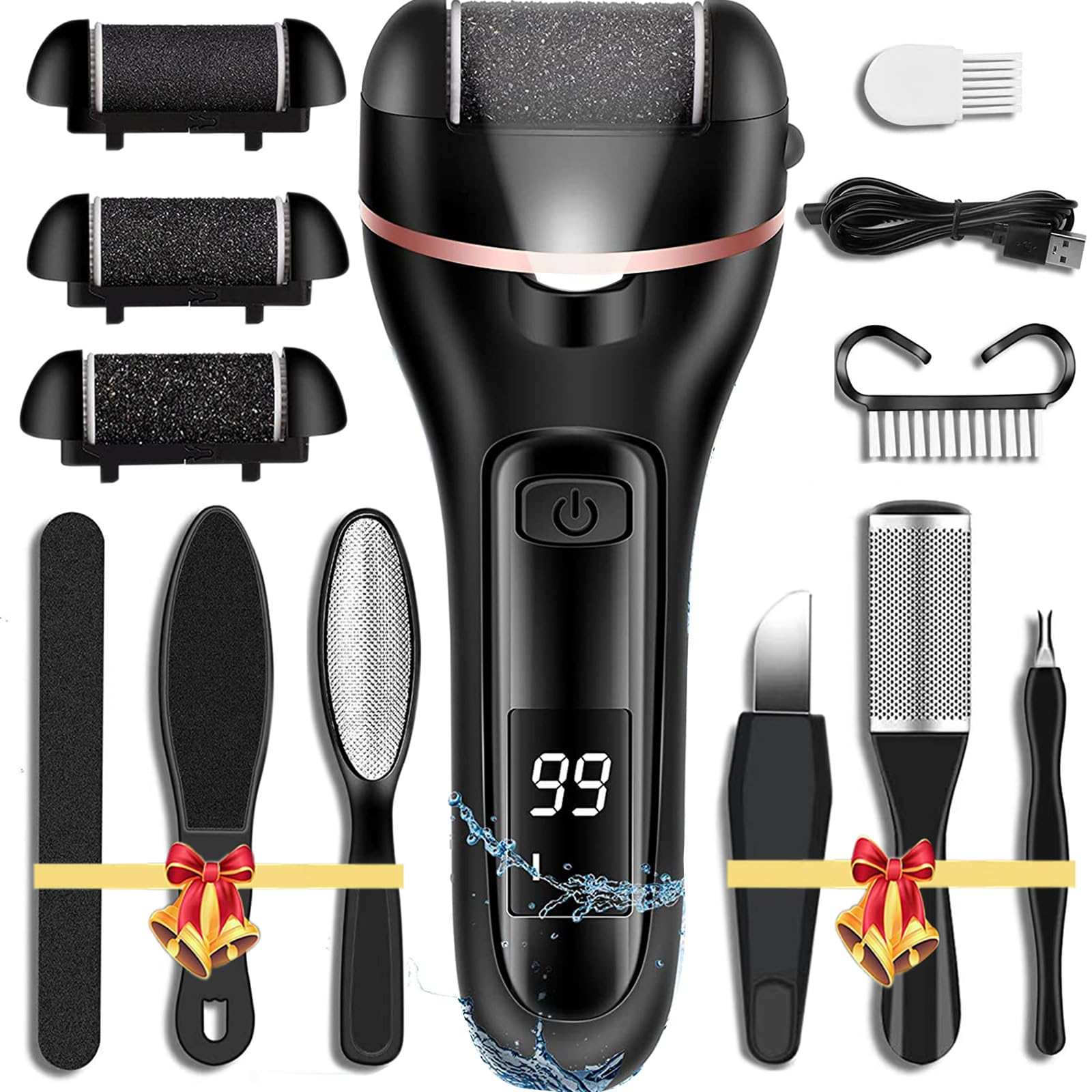 CIVYPRO Callus Remover pour pieds en action, design ergonomique et prise en main confortable.