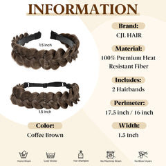 CJL HAIR bandes avec dents, maintien fiable et port rapide.