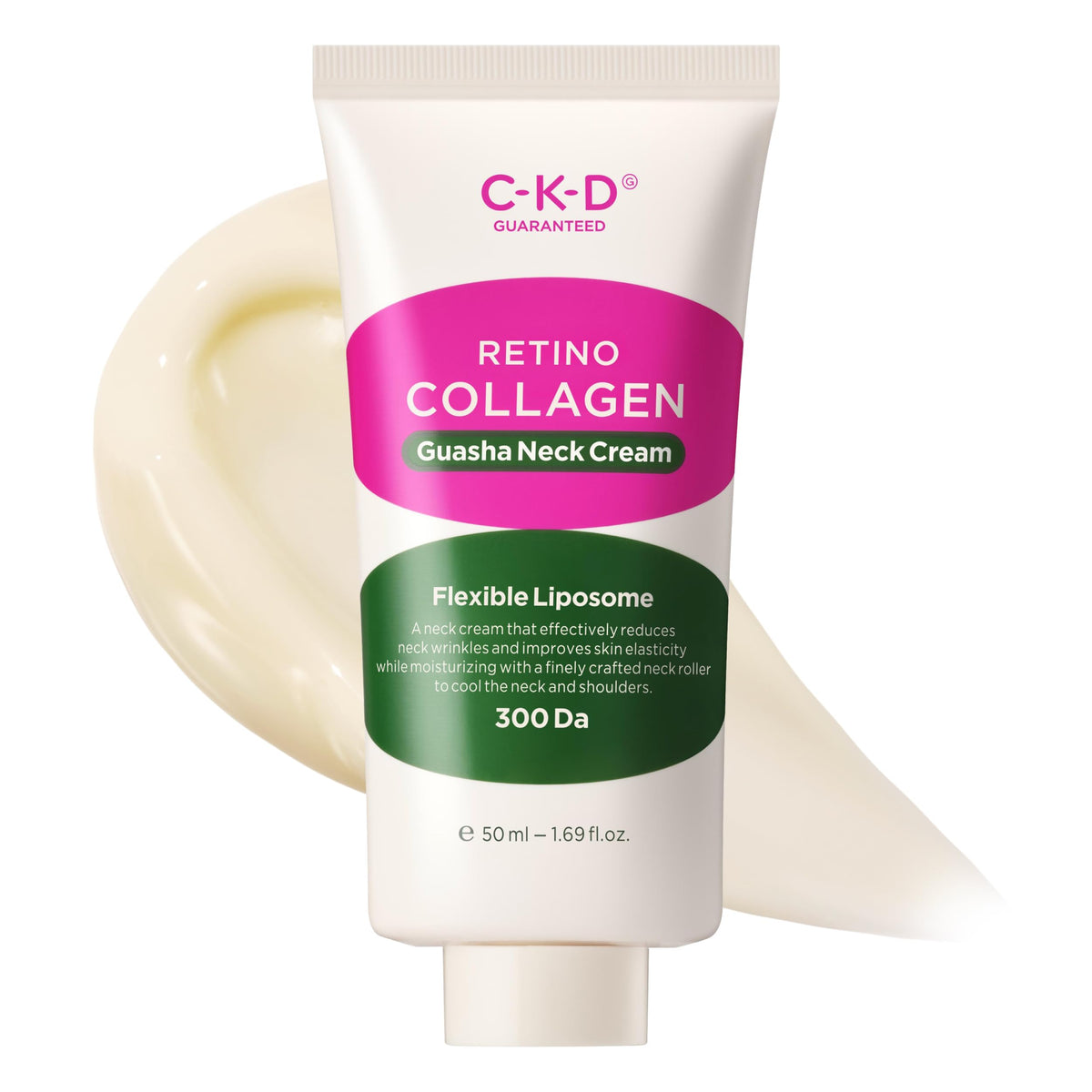 CKD Guaranteed crème-cou en flacon pour contour précis.