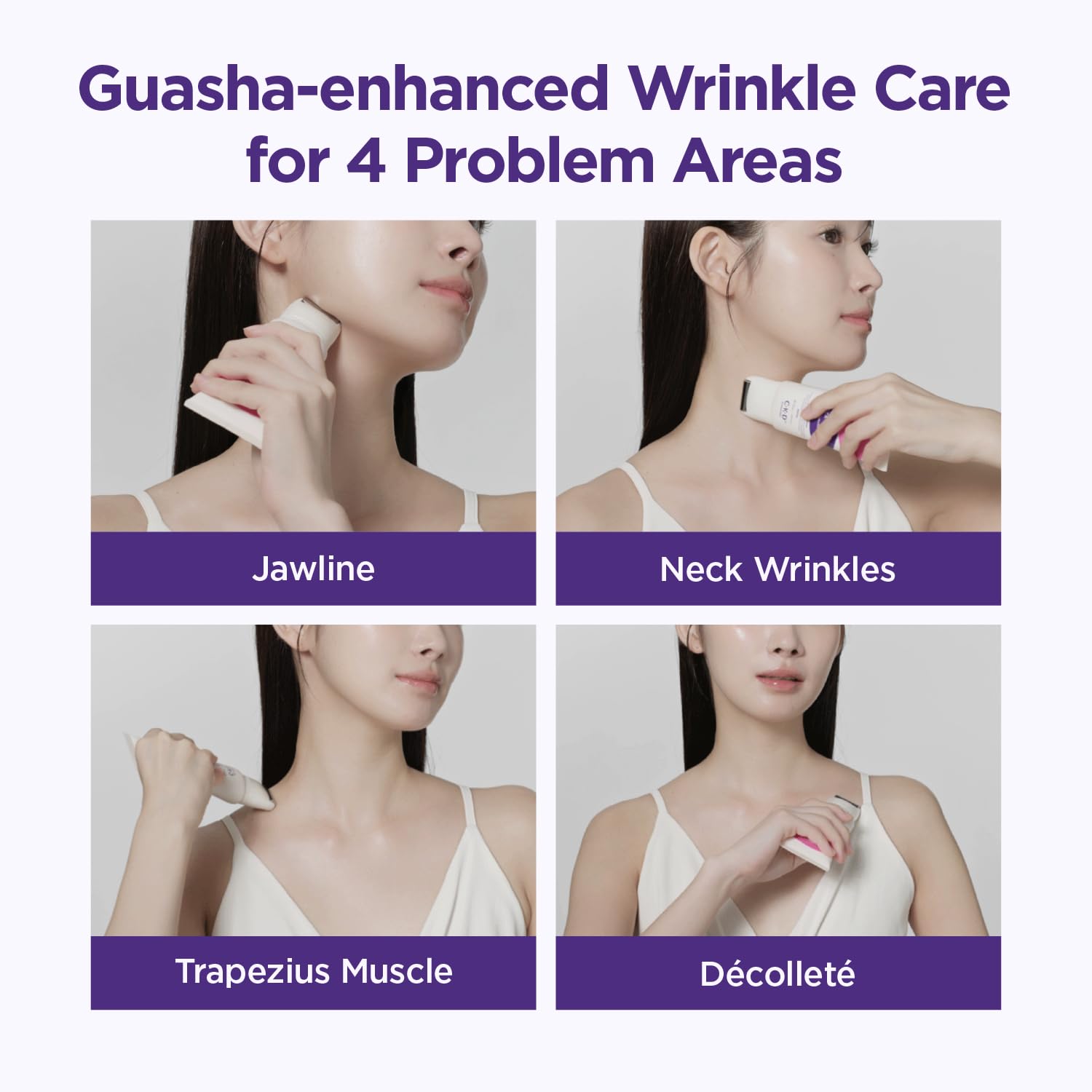 CKD Guaranteed Gua Sha Neck Cream - elasticite-amorcee: peau plus ferme et réactive.